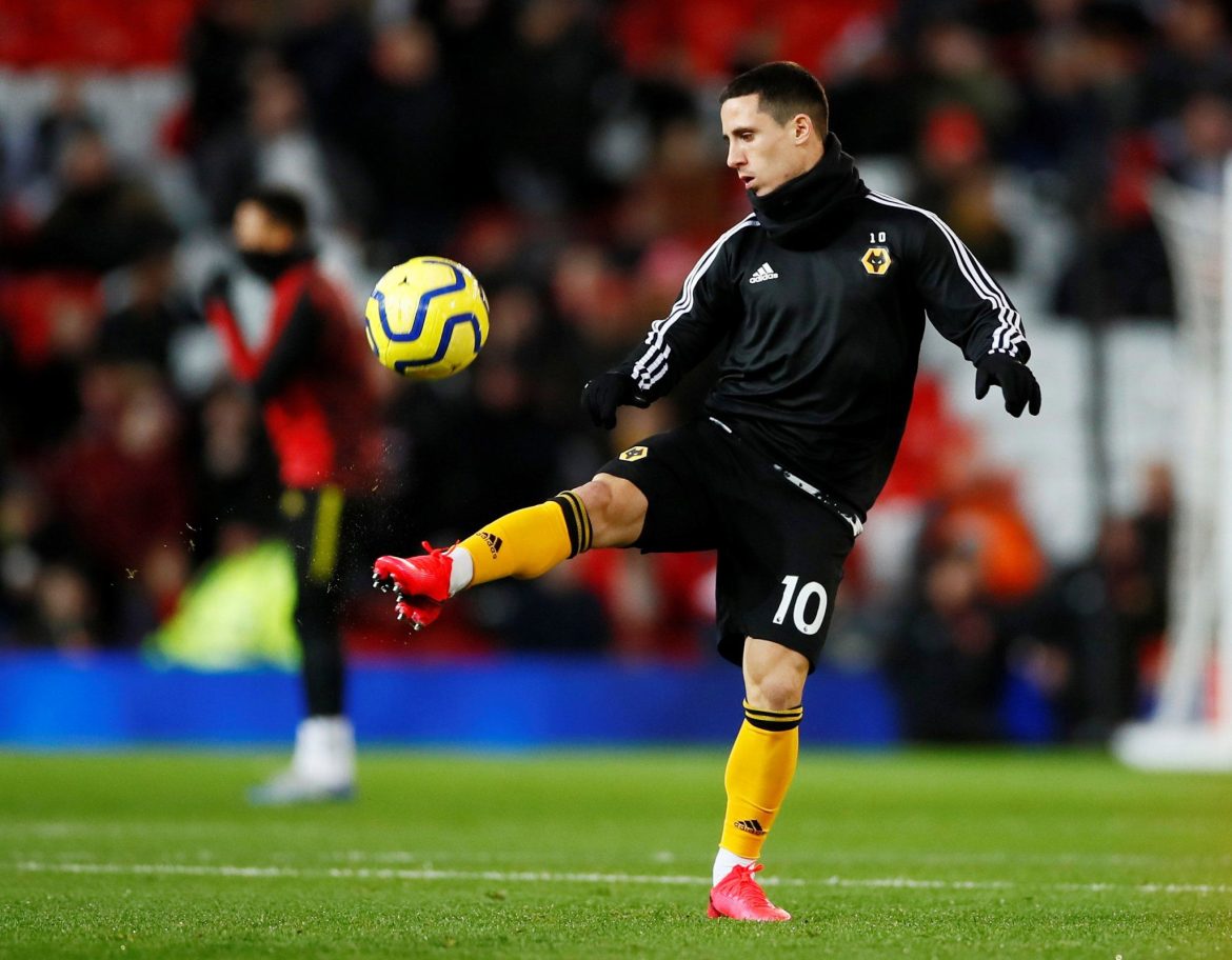 Wolves’ Daniel Podence attempts Ronaldo’s viral challenge